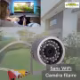 Caméra de surveillance filaire infrarouge extérieure