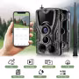 Caméra de chasse 4G sans WiFi avec vision nocturne et vidéo 4K