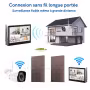 Caméra de surveillance avec écran 10" - Kit WiFi 2 caméras