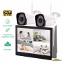 Caméra de surveillance avec écran 10" - Kit WiFi 2 caméras