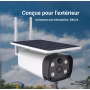 Caméra WiFi Solaire Extérieure Full HD