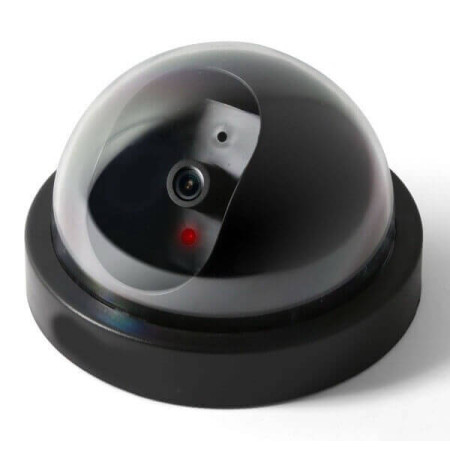 Caméra Factice Dôme Clignotant VidéoSurveillance