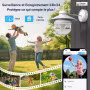 Caméra WiFi ampoule panoramique HD