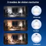 Caméra WiFi ampoule panoramique HD