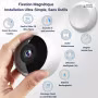 Caméra WiFi Autonome Extérieure Batterie Magnétique