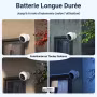 Caméra WiFi Autonome Extérieure Batterie Magnétique