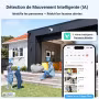 Caméra WiFi Autonome Extérieure Batterie Magnétique