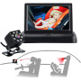 Caméra voiture bébé 1080P avec écran 4,3" – miroir voiture bébé de surveillance, vision nocturne
