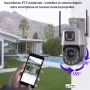 Caméra Dôme IP WiFi Extérieure Motorisée Zoom Optique