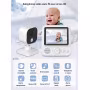 Kit babyphone moniteur vidéo bébé