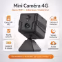 Mini caméra espion 4G carte SIM - Intérieur / Extérieur - Longue Autonomie