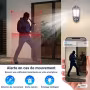 Caméra WiFi Extérieur avec Projecteur Eclairage LED