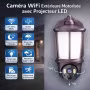 Caméra WiFi Extérieur avec Projecteur Eclairage LED