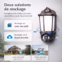 Caméra WiFi Extérieur avec Projecteur Eclairage LED