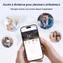 Caméra WiFi Extérieur avec Projecteur Eclairage LED