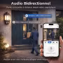 Caméra WiFi Extérieur avec Projecteur Eclairage LED