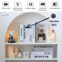 Livre avec Caméra Espion WiFi Cachée
