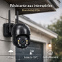 Kit de Surveillance 4 Caméras Motorisées PTZ Dôme