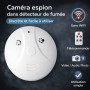 Caméra Espion dans Détecteur de Fumée