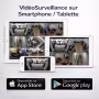 Kit vidéosurveillance WiFi - accès à distance