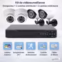Pack vidéosurveillance pour la maison entreprise 4 caméras