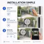 Caméra de fenêtre WiFi surveillance intérieur extérieur