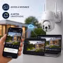 Caméra WiFi PTZ Extérieure Motorisée avec Zoom