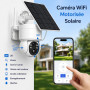 Caméra Solaire WiFi Extérieure Motorisée