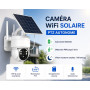 Caméra Solaire WiFi Extérieure Motorisée