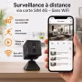 Mini caméra espion 4G carte SIM - Intérieur / Extérieur - Longue Autonomie