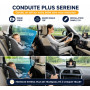 Caméra voiture bébé 1080P avec écran 4,3" – miroir voiture bébé de surveillance, vision nocturne