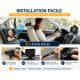 Caméra voiture bébé 1080P avec écran 4,3" – miroir voiture bébé de surveillance, vision nocturne