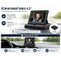 Caméra voiture bébé 1080P avec écran 4,3" – miroir voiture bébé de surveillance, vision nocturne