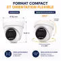 Caméra de Surveillance Intérieure Filaire 3K 5MP – Dôme