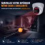Caméra de Surveillance Intérieure Filaire 3K 5MP – Dôme