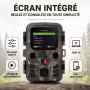 Caméra de chasse autonome – Écran intégré, PIR 20 m