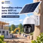 Caméra Extérieure 4G Solaire PTZ | Sécurité Sans Fil Autonome