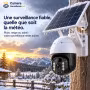 Caméra Extérieure 4G Solaire PTZ | Sécurité Sans Fil Autonome