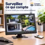 Ecran moniteur de vidéo surveillance 10 pouces