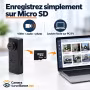 Caméra Espion Bouton de Chemise avec Enregistreur
