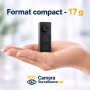 Caméra Espion Bouton de Chemise avec Enregistreur