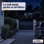 Caméra fenêtre WiFi 2K pour surveiller l’extérieur anti-reflet