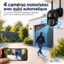 Kit Vidéosurveillance 4 Caméras PTZ Motorisées WiFi | NVR