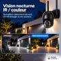 Kit Vidéosurveillance 4 Caméras PTZ Motorisées WiFi | NVR