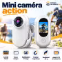 Mini caméra action avec écran Full HD | Seulement 26 g