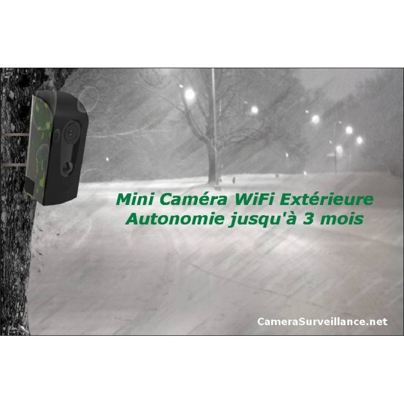 Camera Exterieur Sans Fil Batterie Lithium