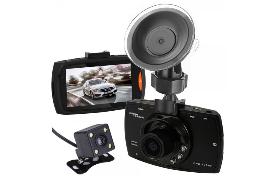 Caméra Surveillance Voiture Embarquée Dashcam HD Vidéosurveillance