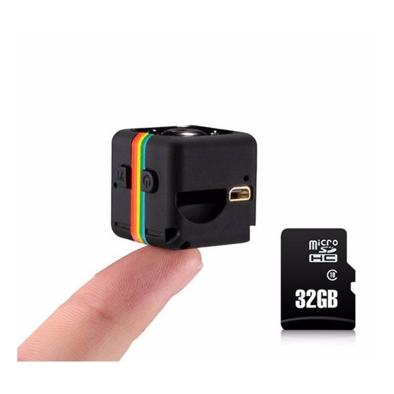 Mini camera espion Full HD 1080P à infrarouge carré - Totalcadeau