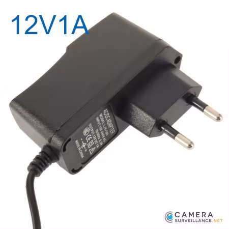 Adaptateur secteur transformateur pour caméra 12v1000mA