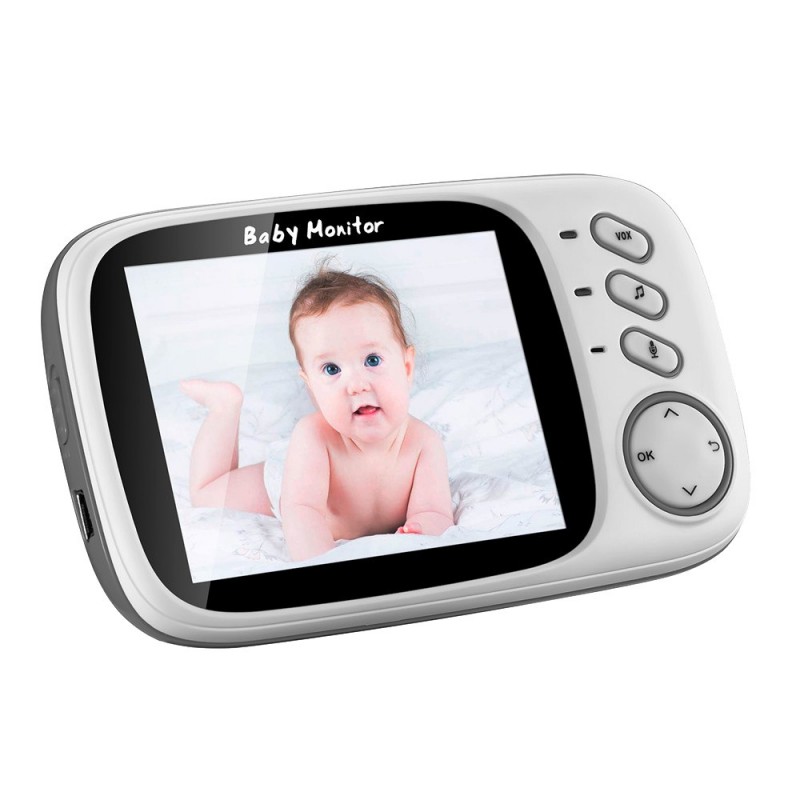 Babyphone Video CACAGOO Moniteur Bébé sans Fil avec Rotation 360°, Zoom